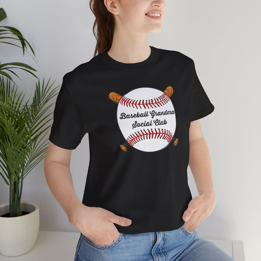 Baseball Grandma Social Club Tee — Women’s Baseball T-Shirt