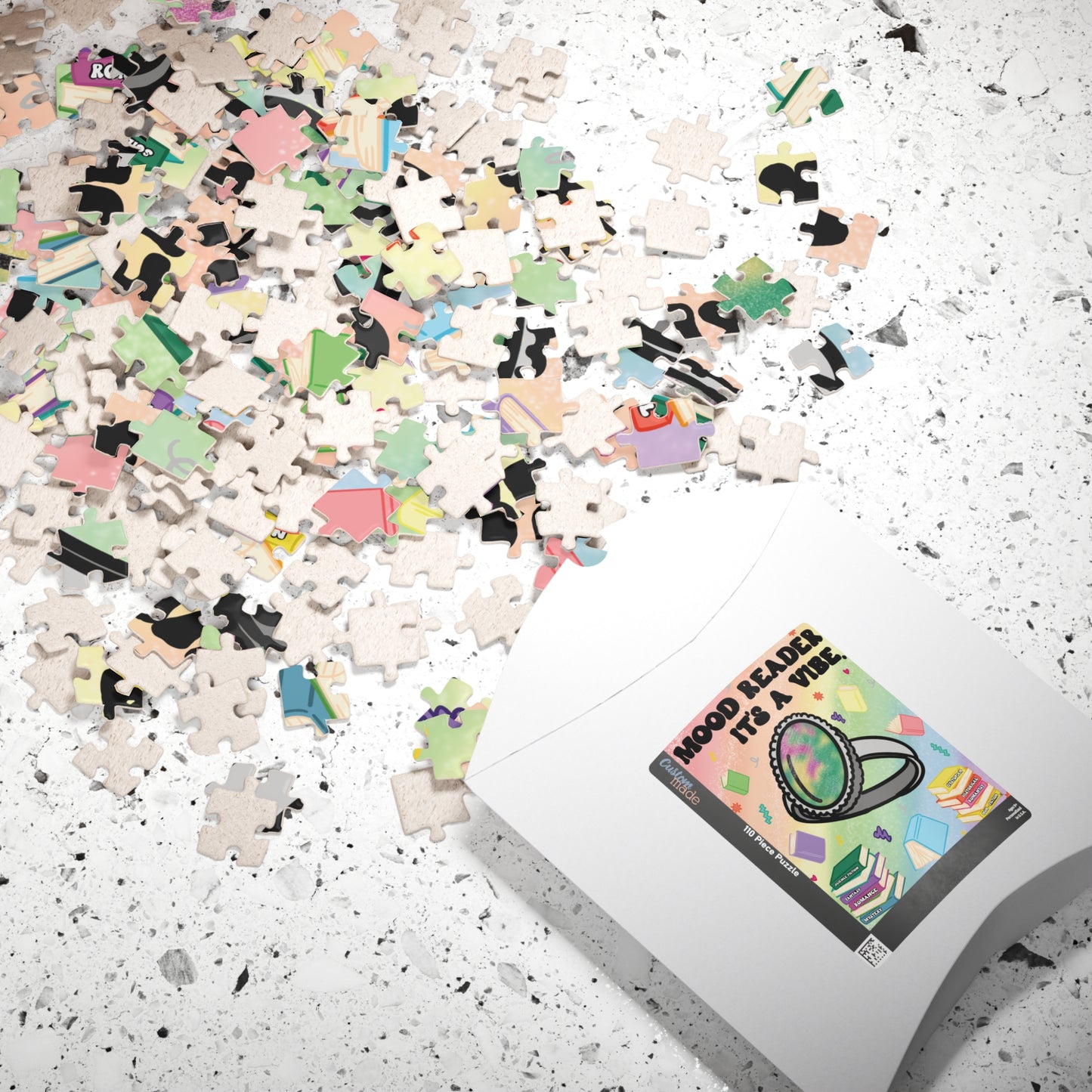 Mood Reader It's a Vibe - Bookish Jigsaw Puzzle (with Genres)