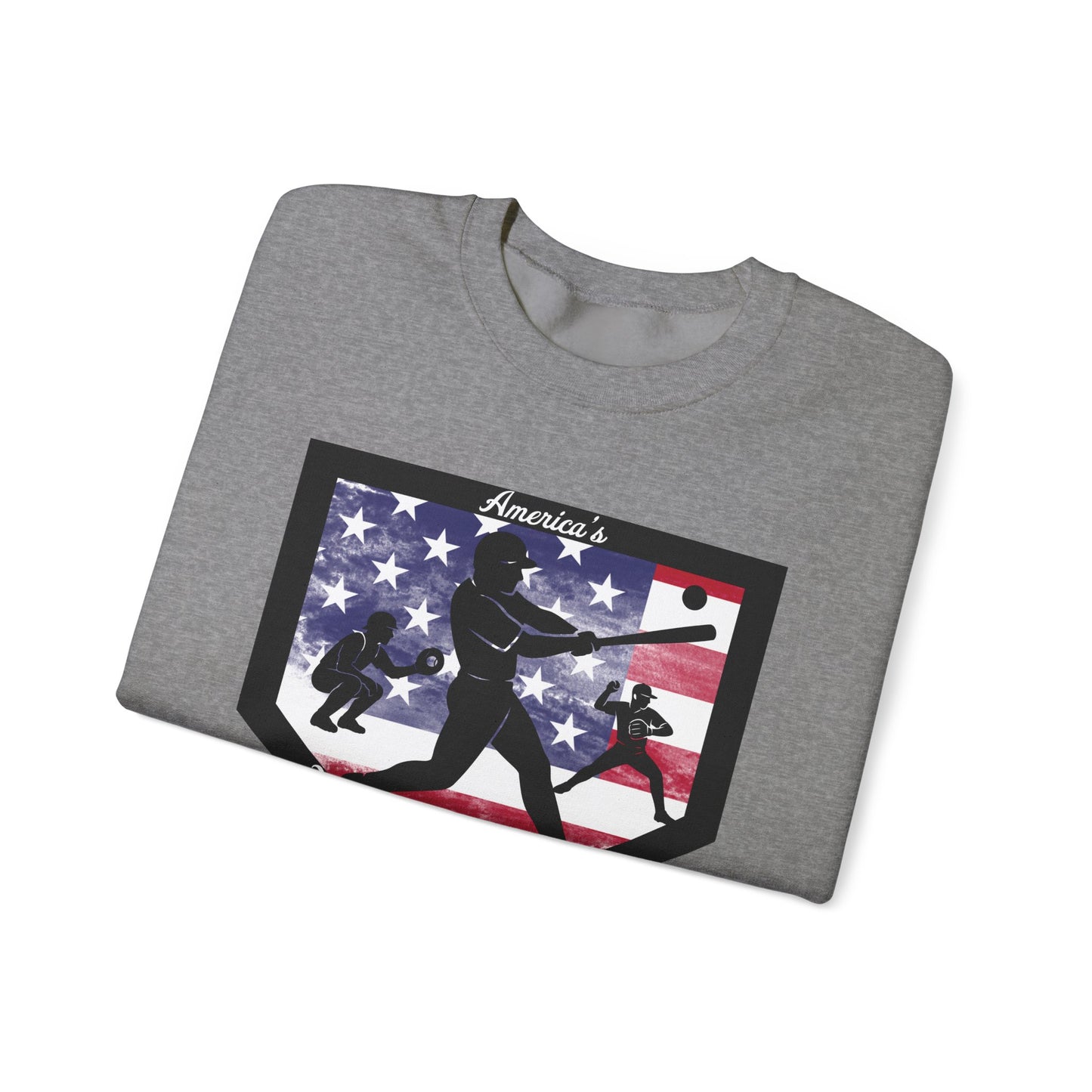 Baseball Home Plate Sweatshirt – America's Favorite Pastime Sweatshirt