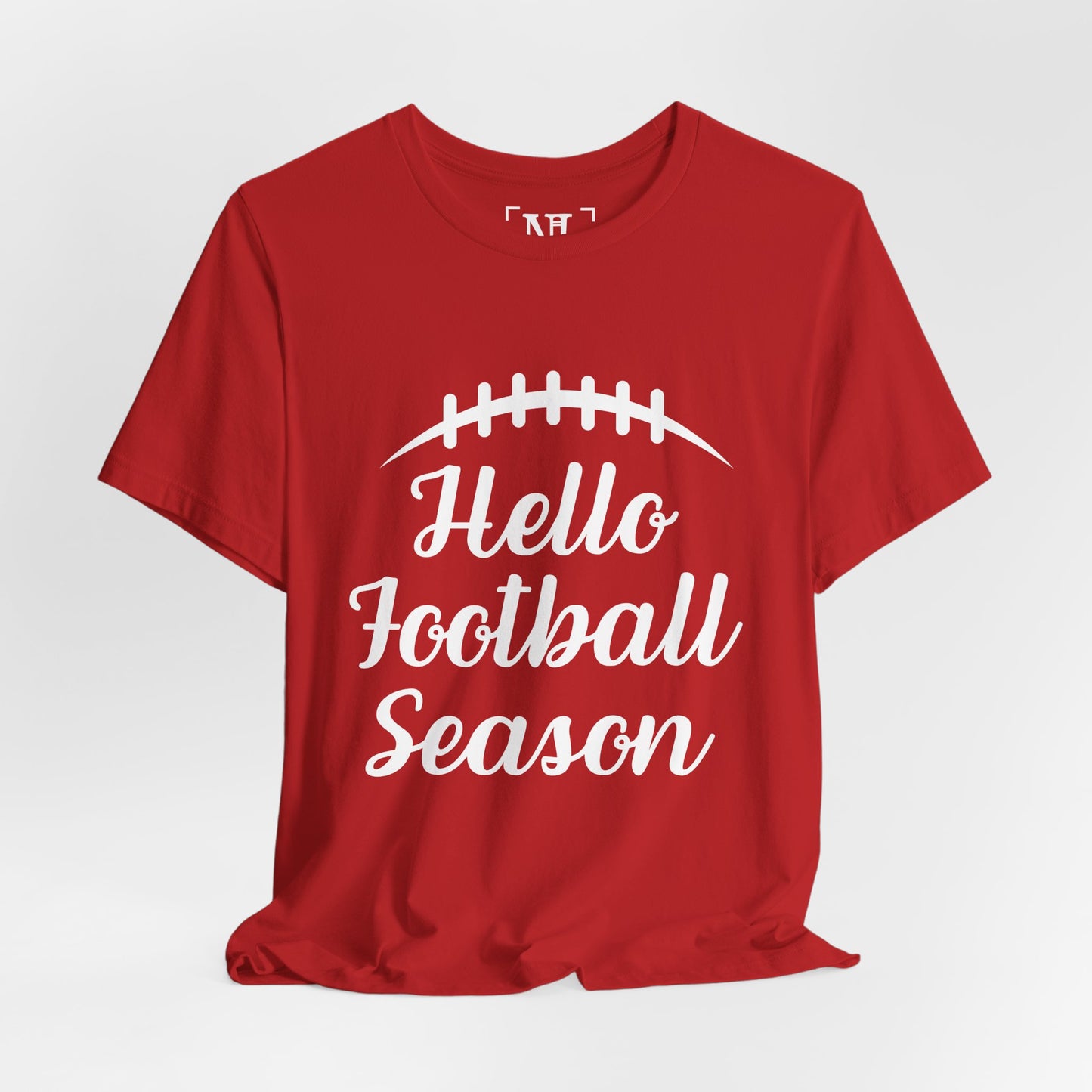 Hello Football Season - Graphic Tee (White Text)