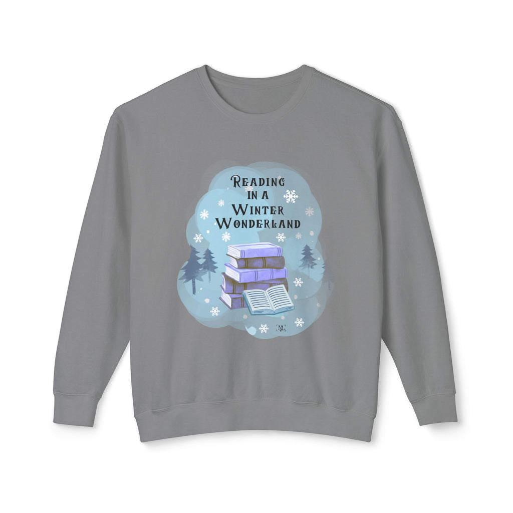 Reading in a Winter Wonderland Crewneck Sweatshirt