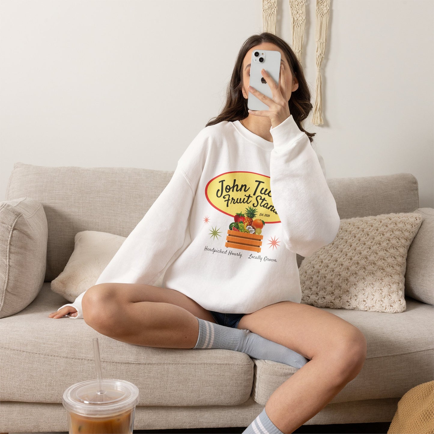 John Tucker's Fruit Stand - Hockey Romance Inspired Sweatshirt