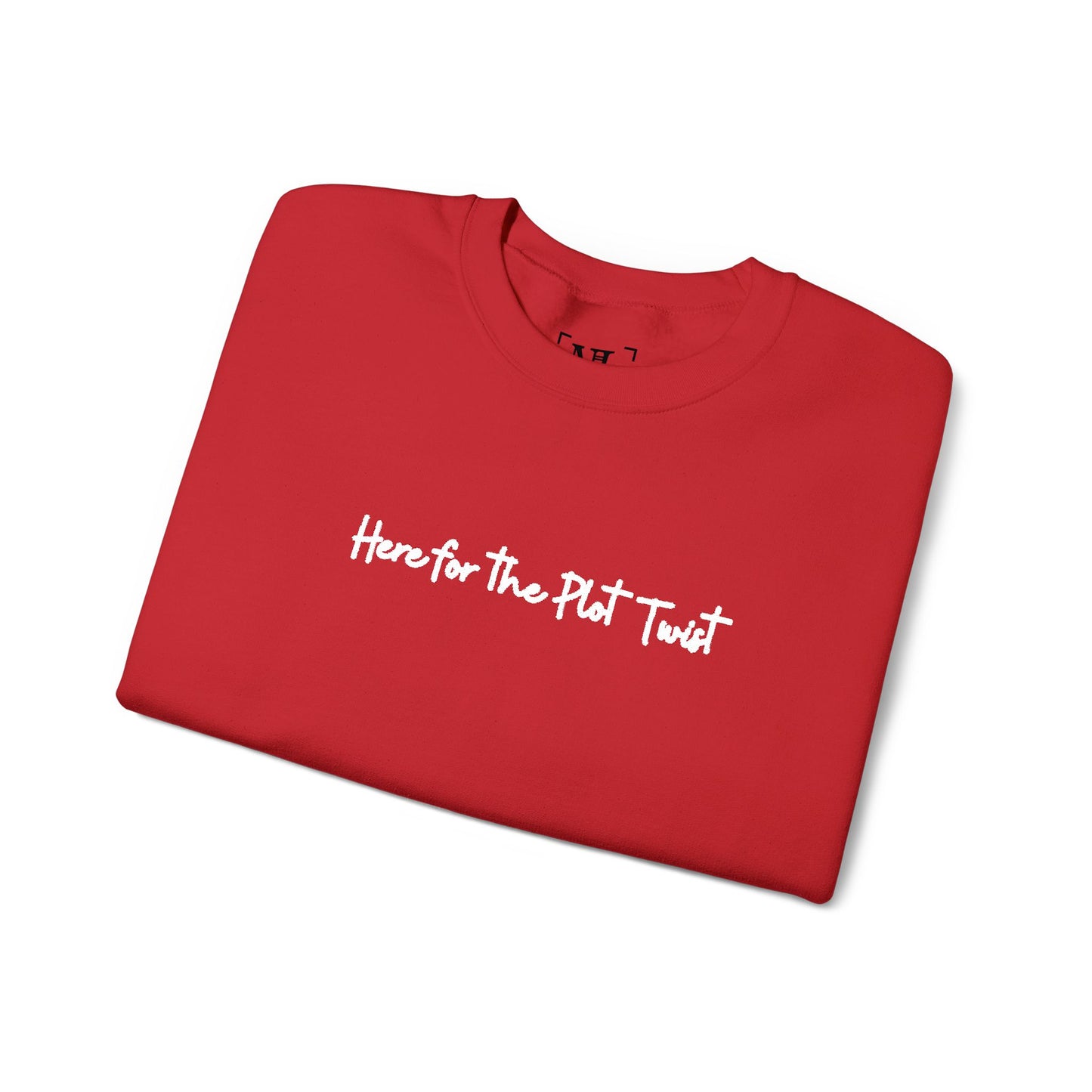 Here for the Plot Twist - Bookish Villa Inspired Embroidered Sweatshirt
