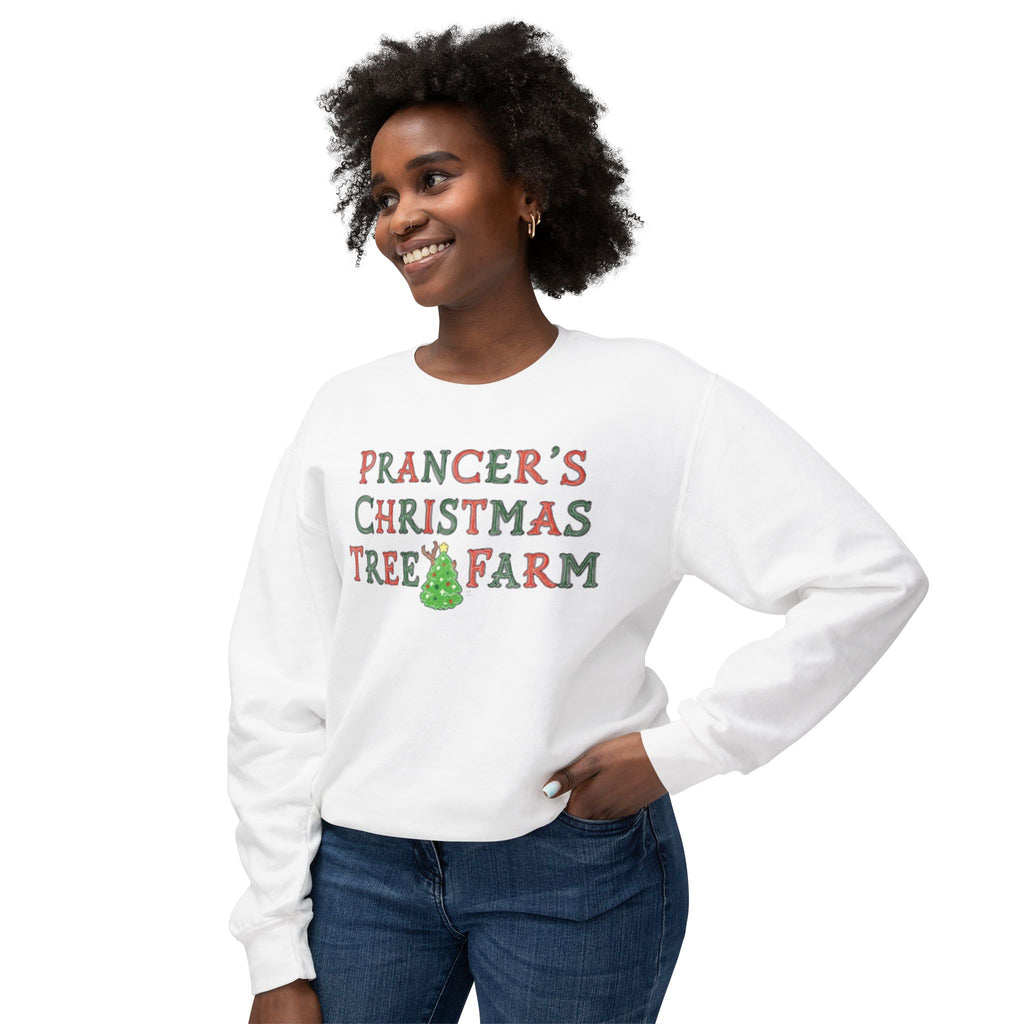 Prancer's Christmas Tree Farm Sweatshirt