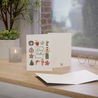 Vintage Merry Christmas  Greeting Cards - (1/10/30/50 pcs)