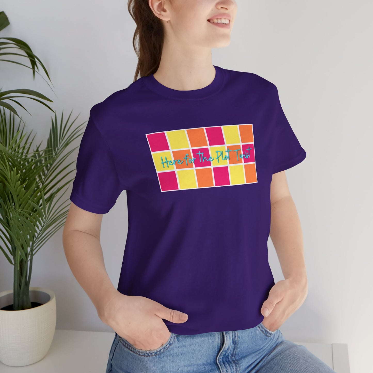 Here for the Plot Twist - Bookish Villa Inspired Tee
