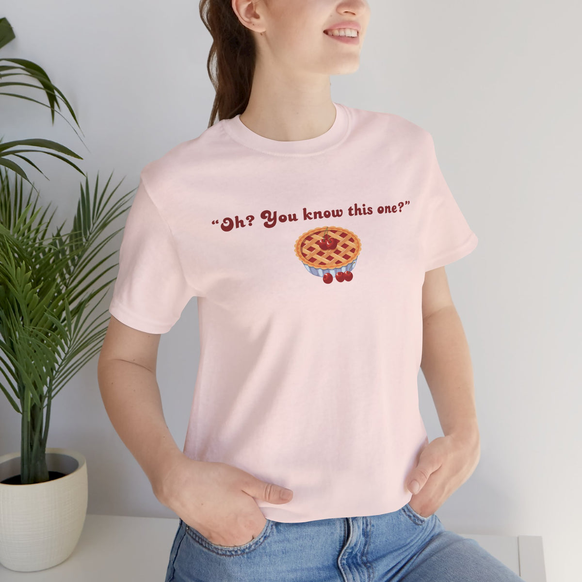 "Oh? You know this one?" Cherry Pie - Hockey Romance Inspired Tee