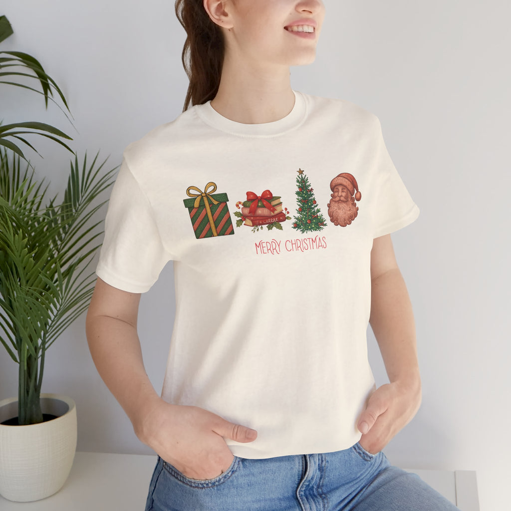 Vintage Christmas Icons - Short Sleeve Tee