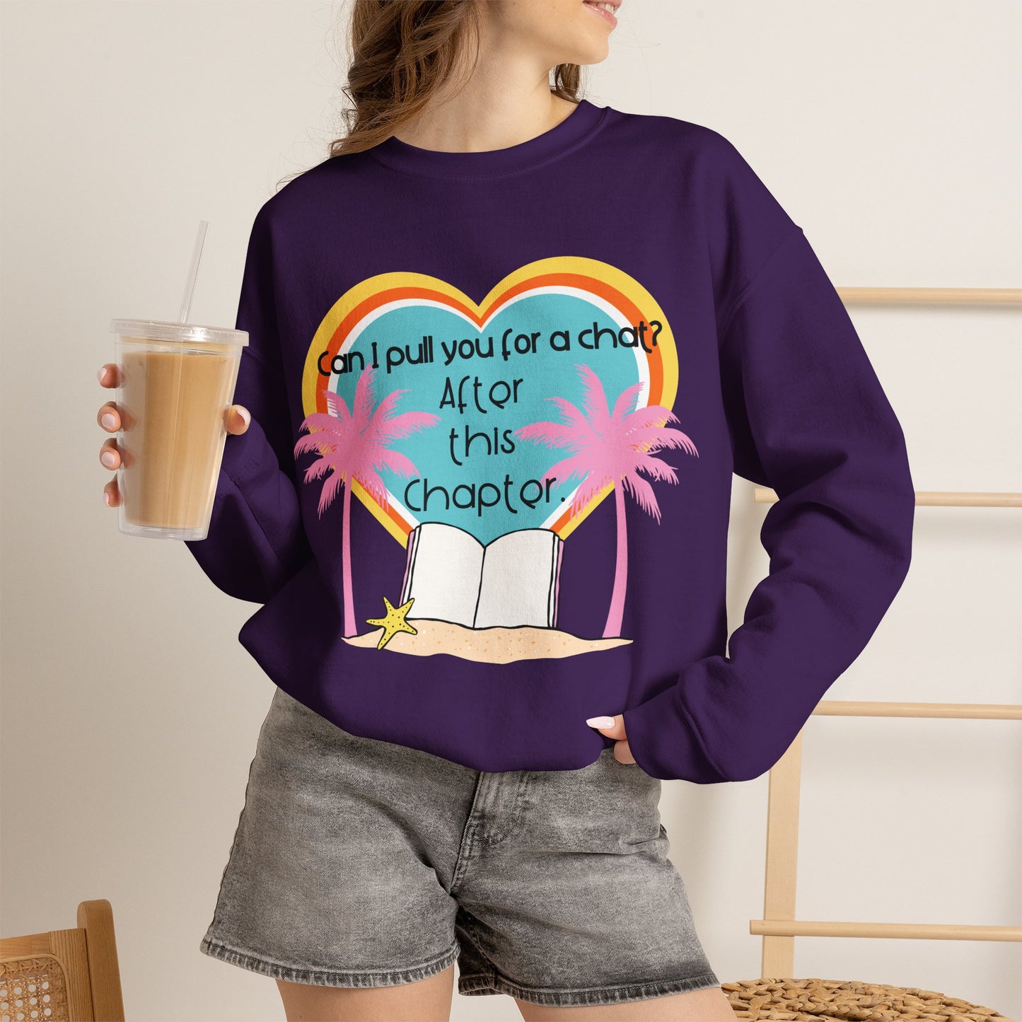 Can I Pull You for a Chat? - Bookish Villa Inspired Crewneck Sweatshirt