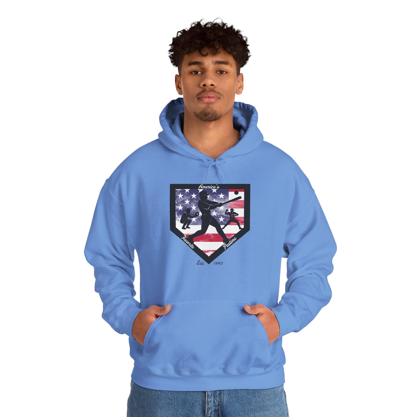 Baseball Home Plate Hoodie – America's Favorite Pastime Design