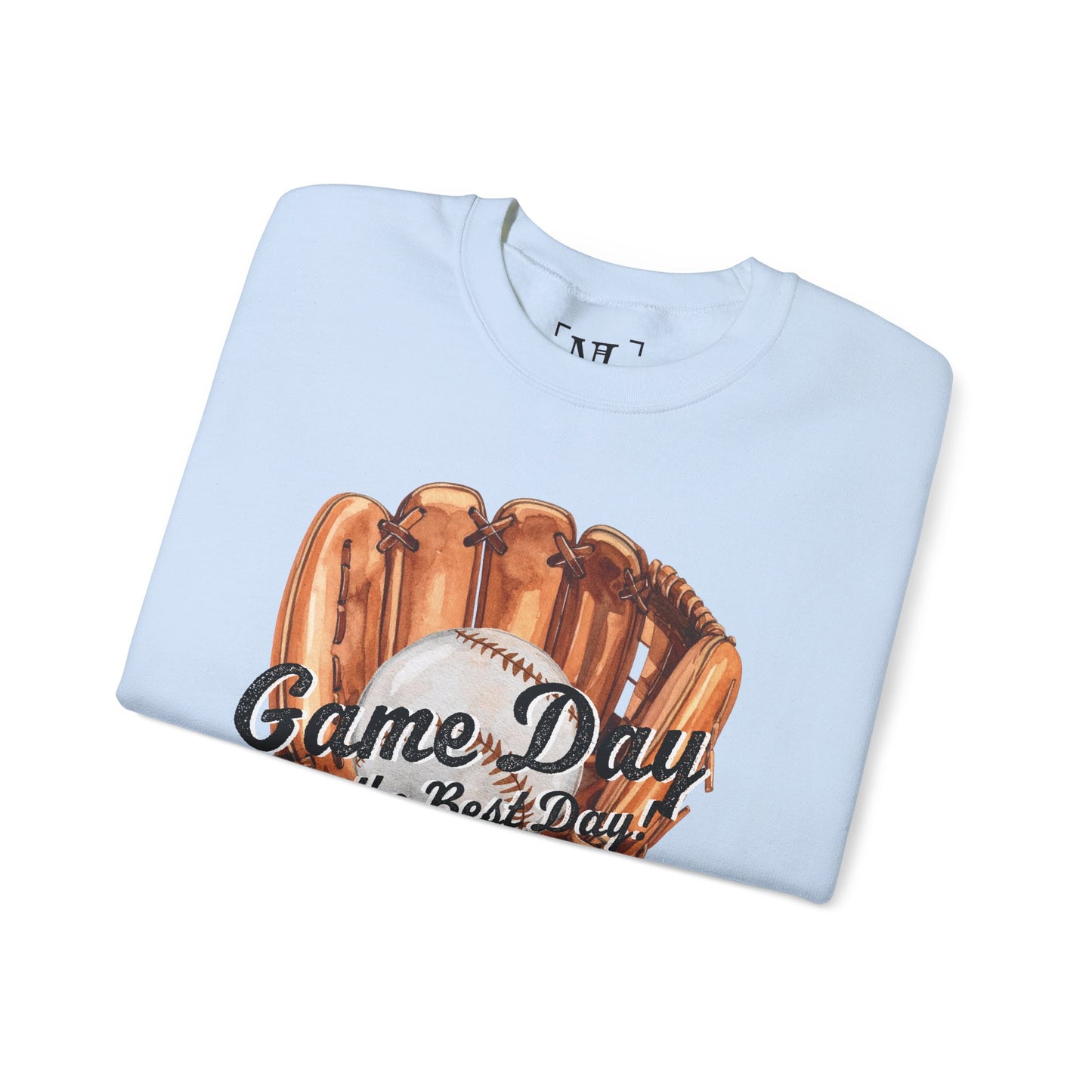 Game Day Baseball Sweatshirt — "Game Day is the Best Day" Crewneck