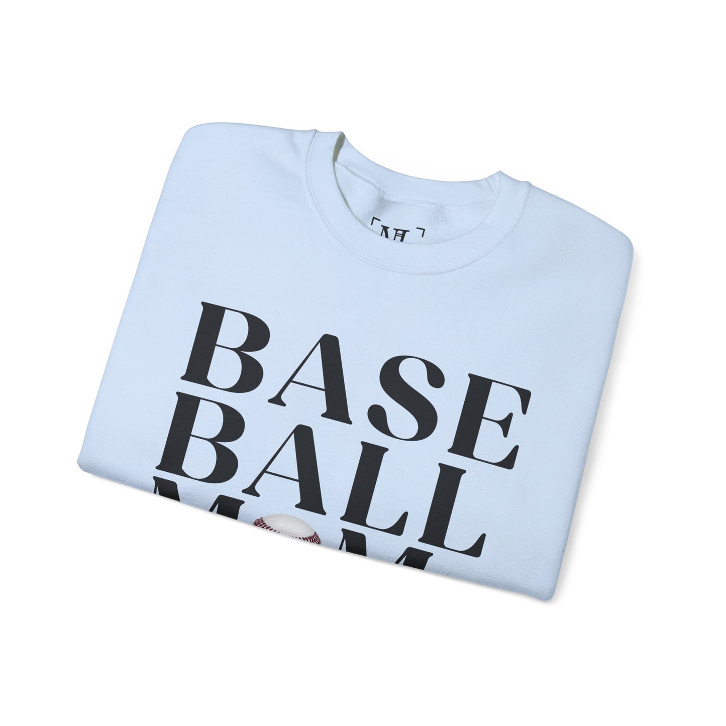 Baseball Mom Crewneck Sweatshirt - Baseball Graphic Pullover for Moms