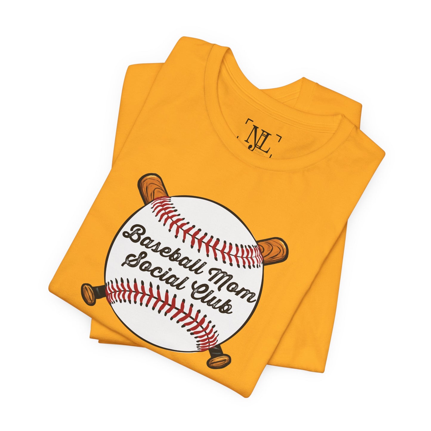 Baseball Mom Social Club Tee — Women’s Baseball Mom T-Shirt