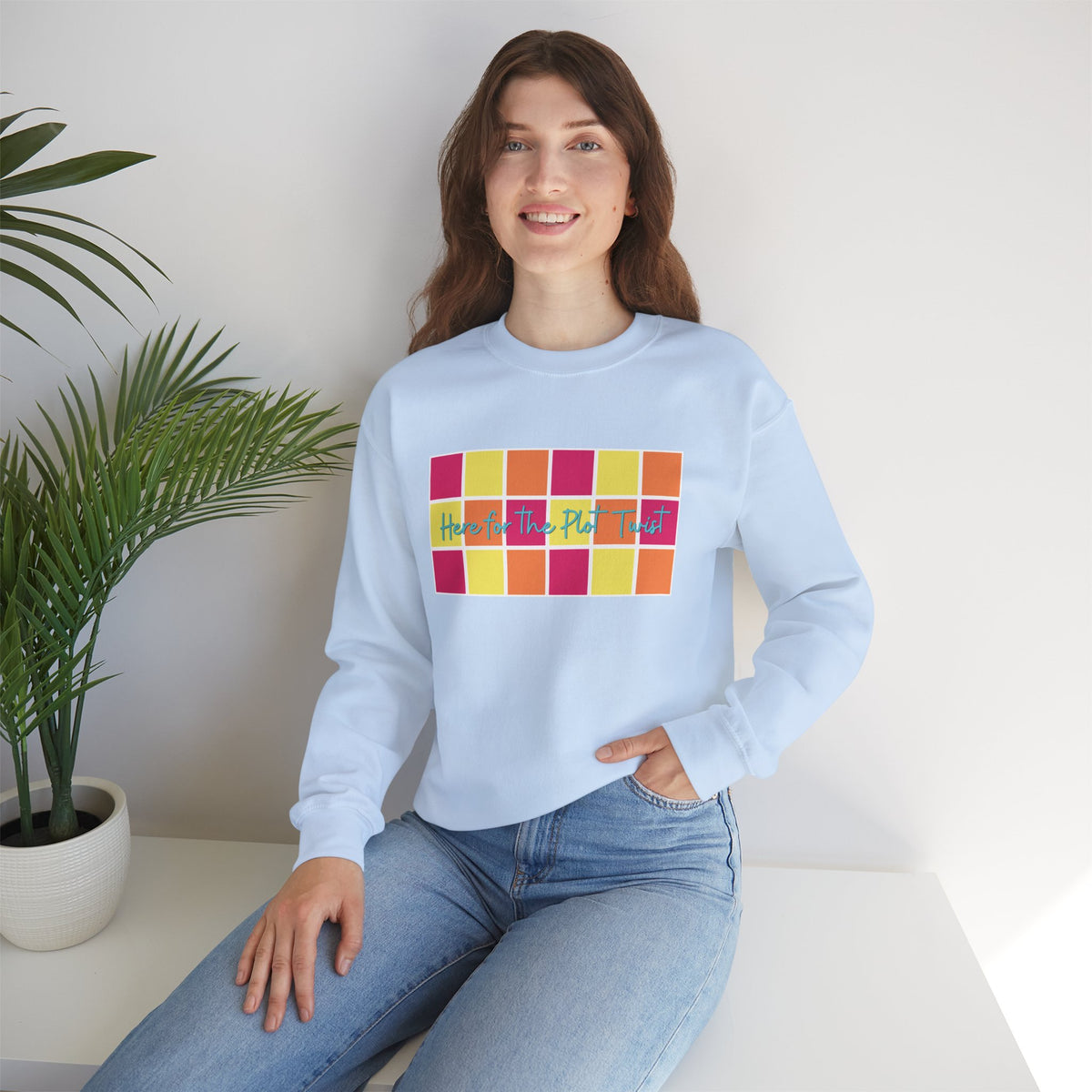 Here for the Plot Twist - Bookish Villa Inspired Sweatshirt