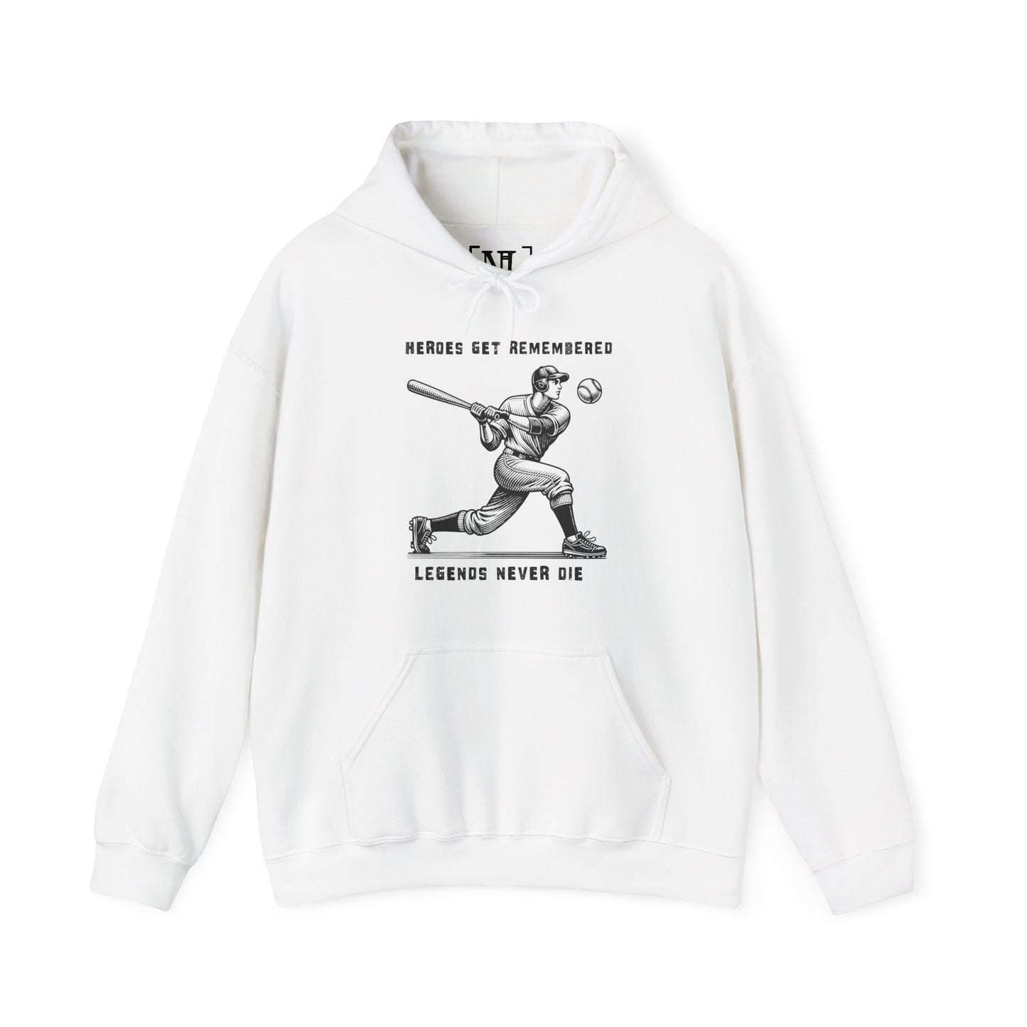 Baseball Tribute Hoodie — "Heroes Get Remembered, Legends Never Die" Hoodie