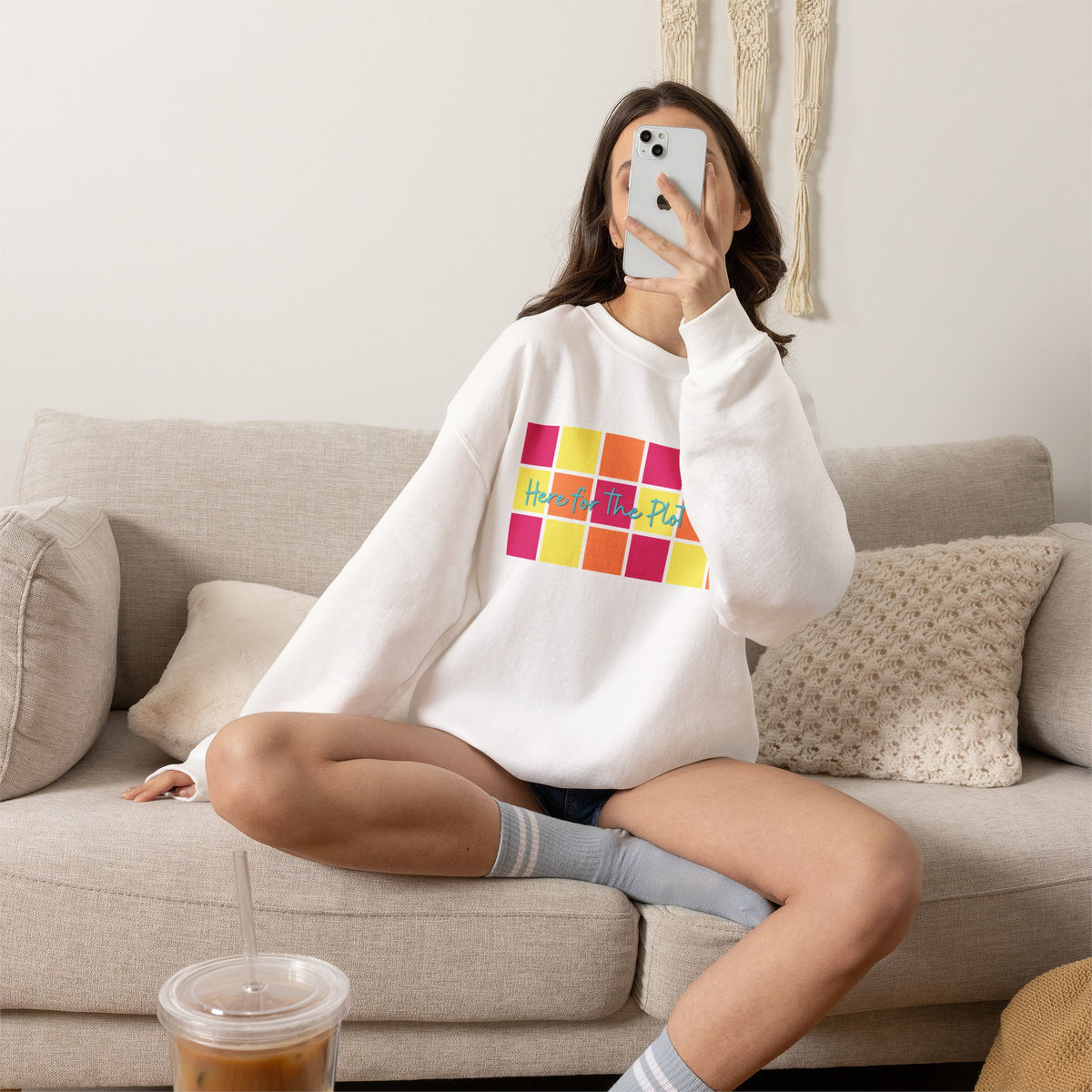 Here for the Plot Twist - Bookish Villa Inspired Sweatshirt