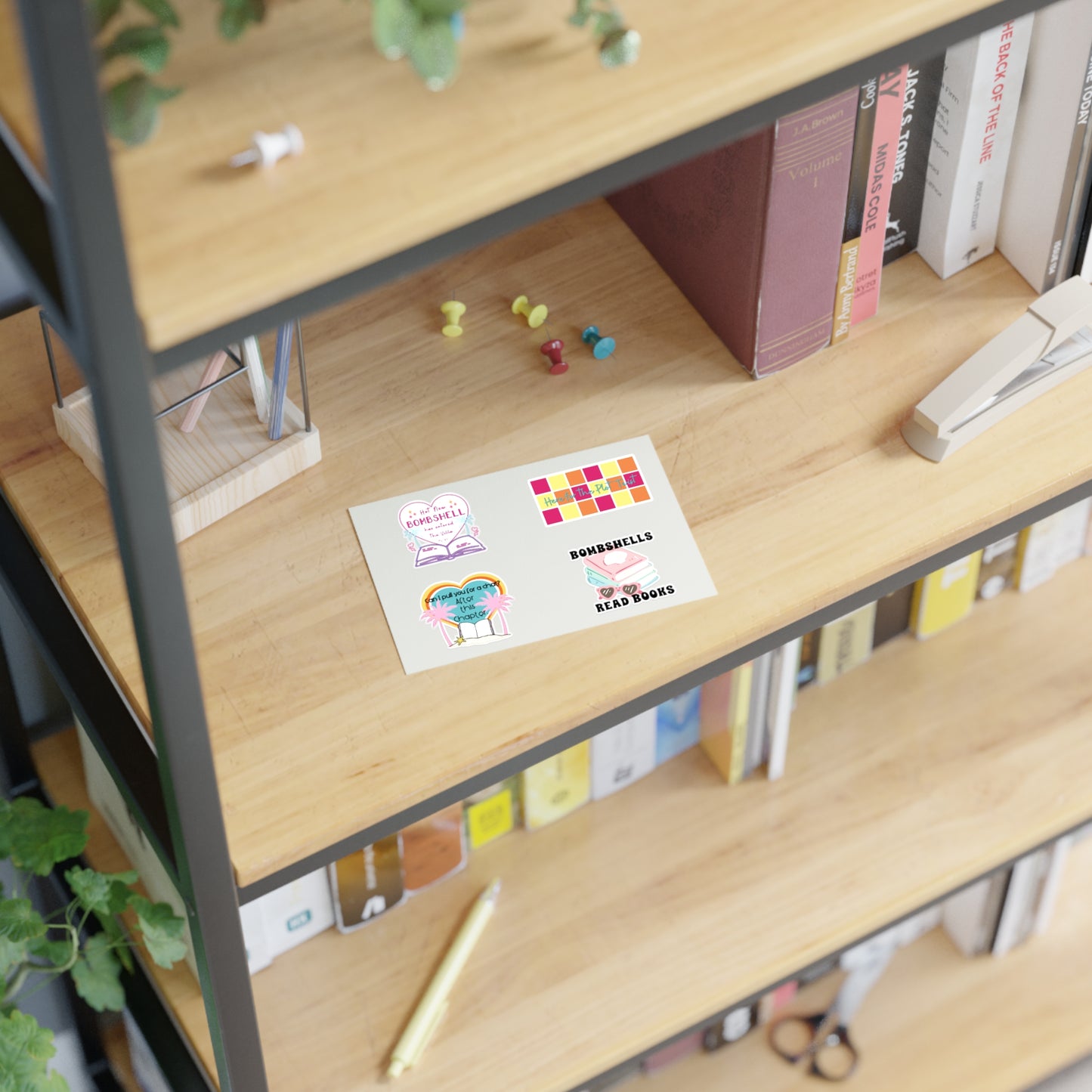 The Bookish Villa Collection - Die Cut Sticker Sheet