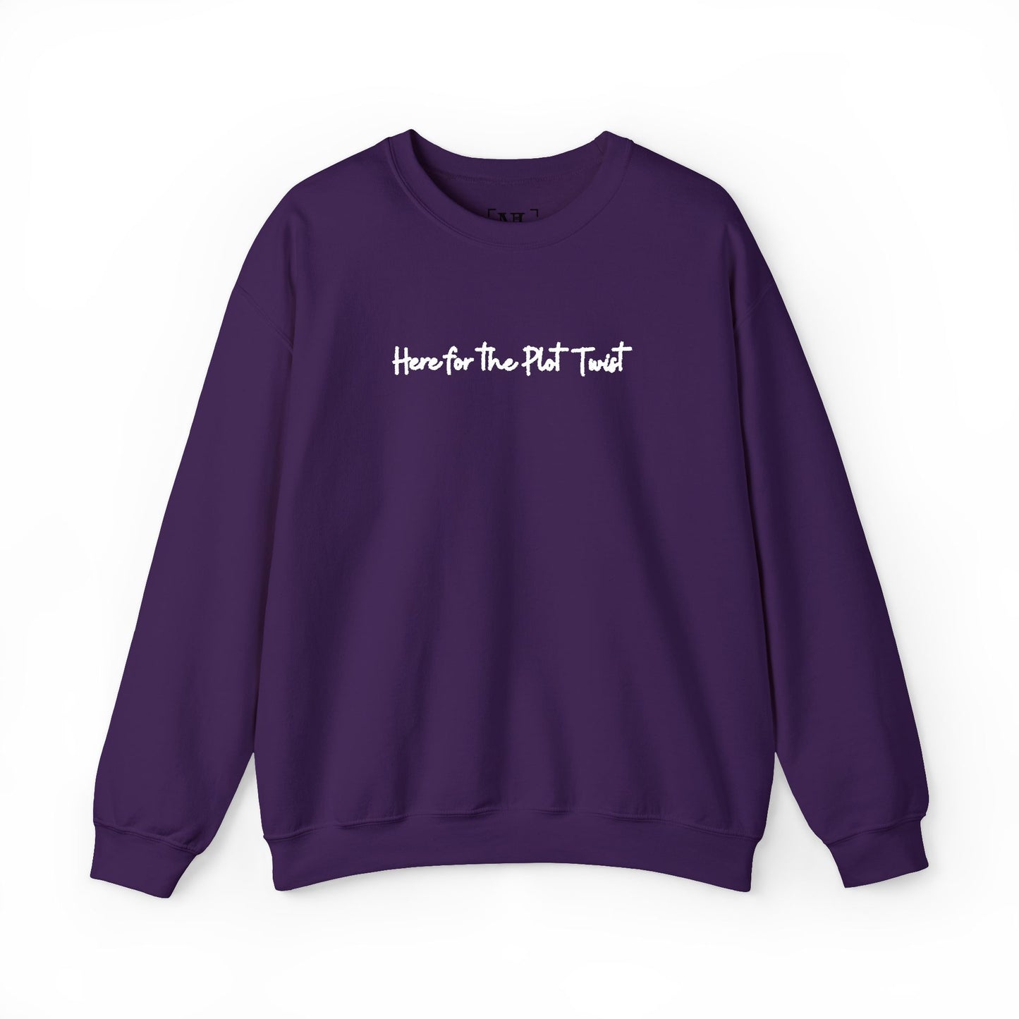 Here for the Plot Twist - Bookish Villa Inspired Embroidered Sweatshirt