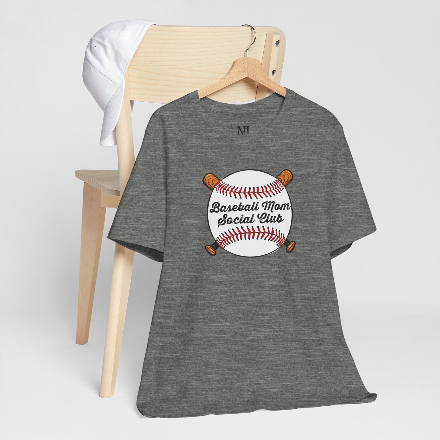 Baseball Mom Social Club Tee — Women’s Baseball Mom T-Shirt