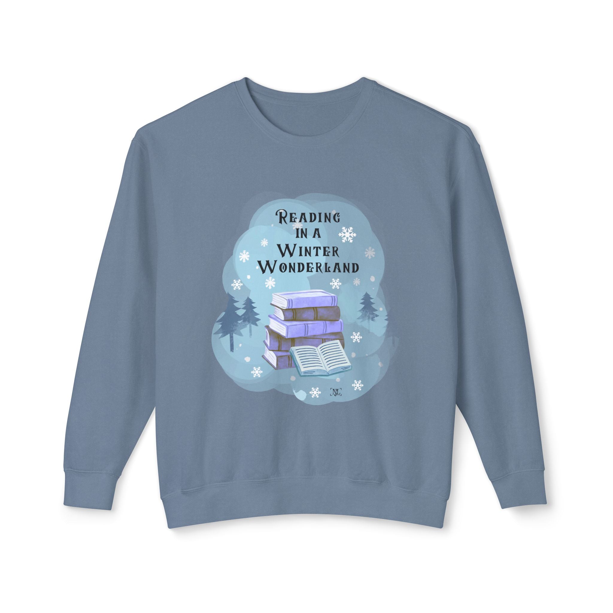 Reading in a Winter Wonderland Crewneck Sweatshirt