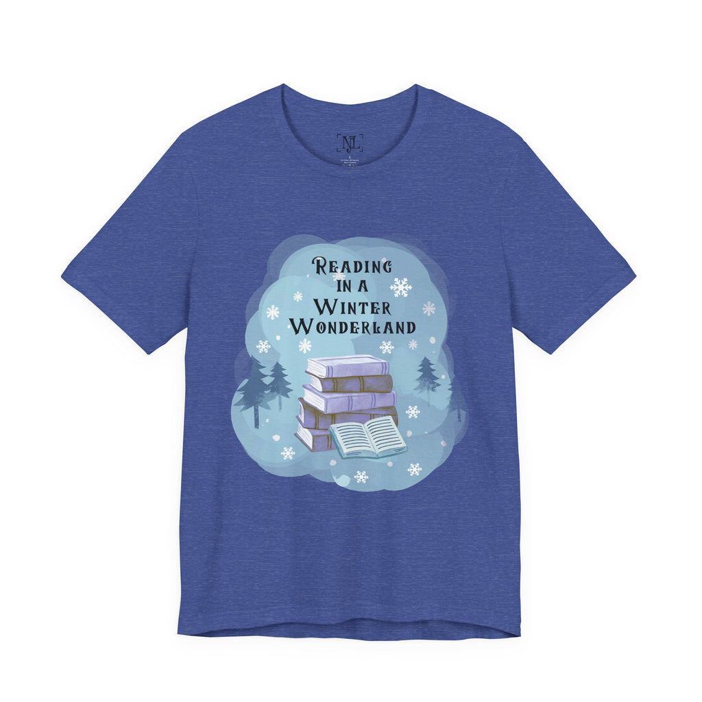 Reading in a Winter Wonderland Short Sleeve Tee