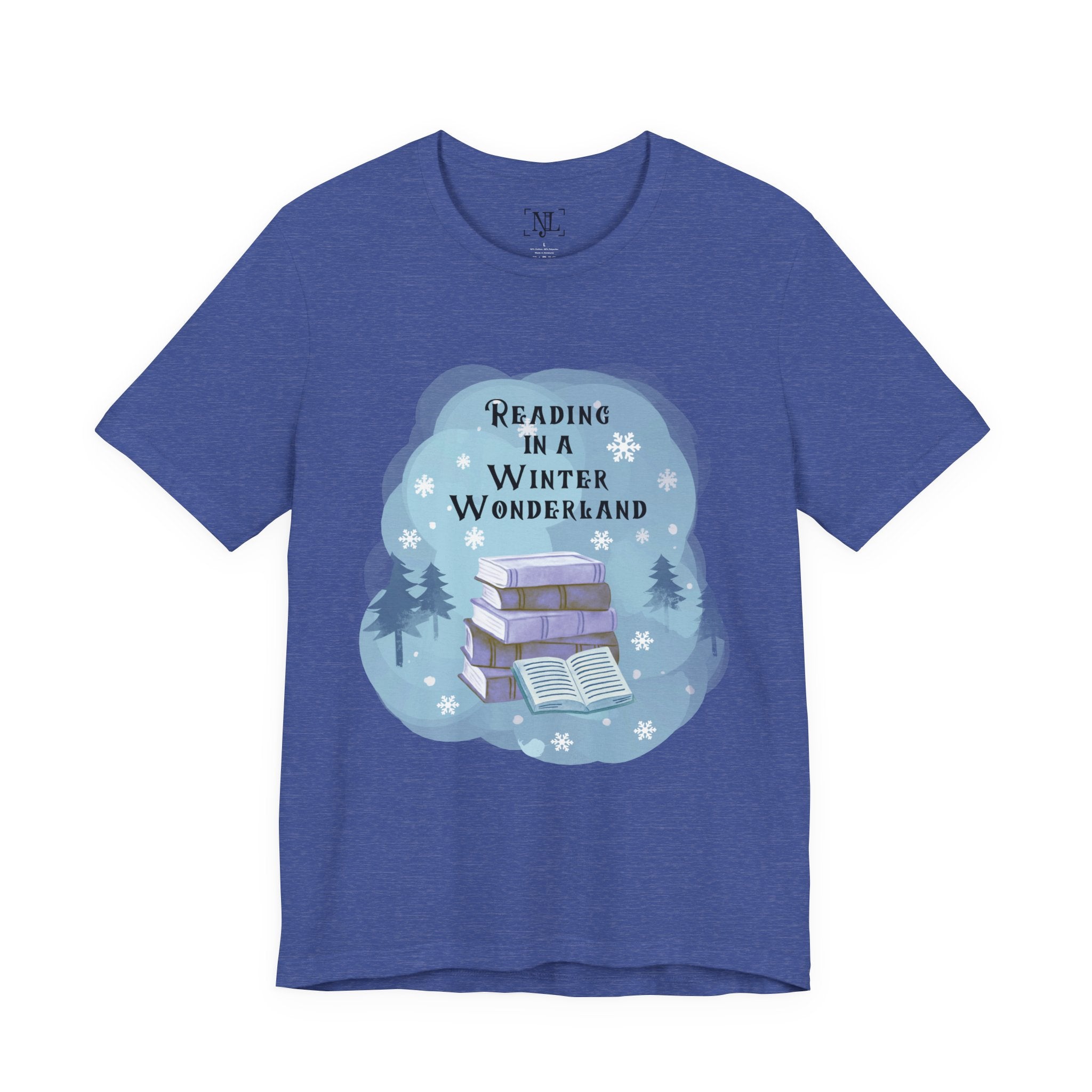 Reading in a Winter Wonderland Short Sleeve Tee