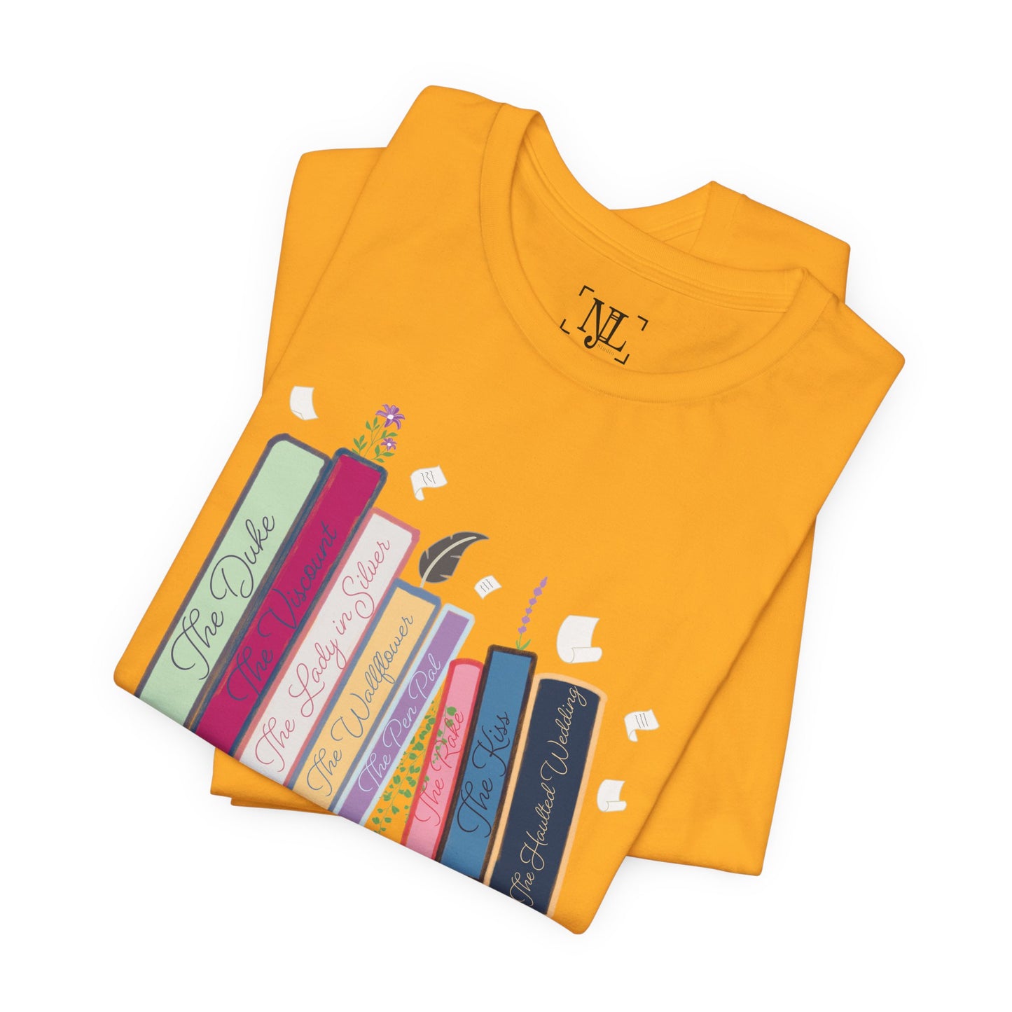 Dearest Gentle Reader Book Stack - Regency Romance Inspired Tee