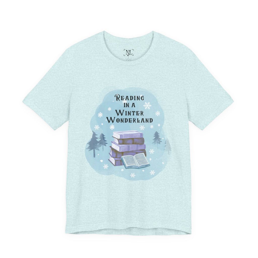 Reading in a Winter Wonderland Short Sleeve Tee