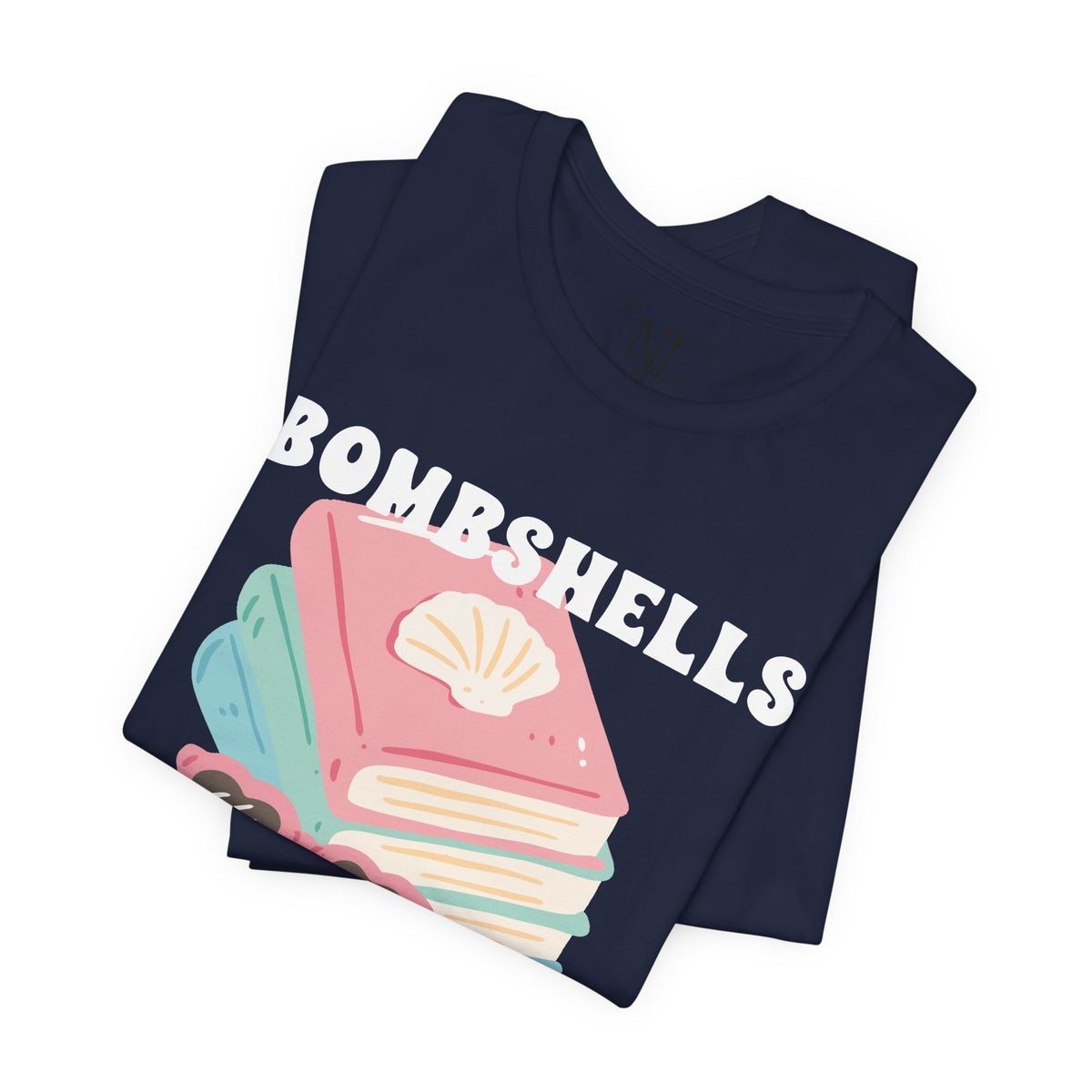 Bombshells Read Books - Bookish Villa Inspired Tee (White Text)