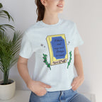 Book Lover's Short Sleeve Tee — “I like to read very much. Perhaps too much.” Graphic