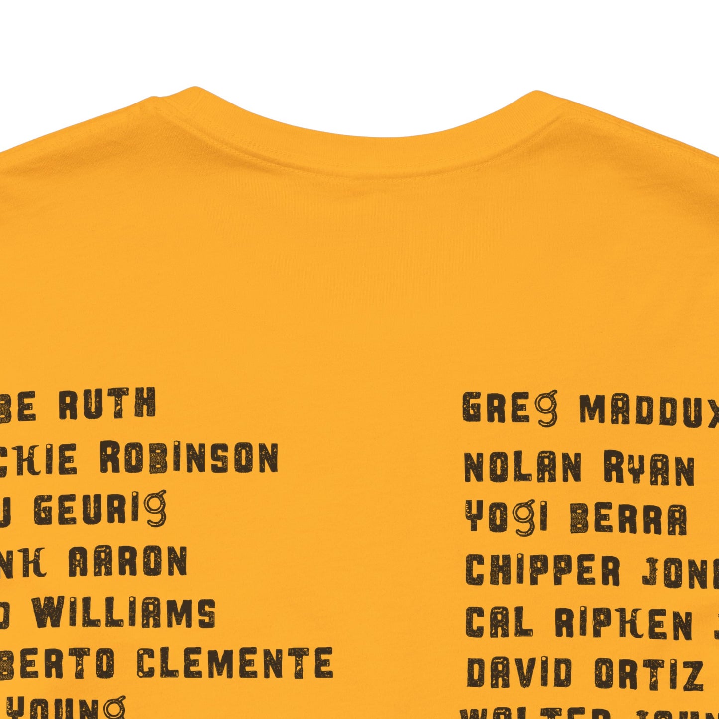 Baseball Tribute Tee — "Heroes Get Remembered, Legends Never Die"