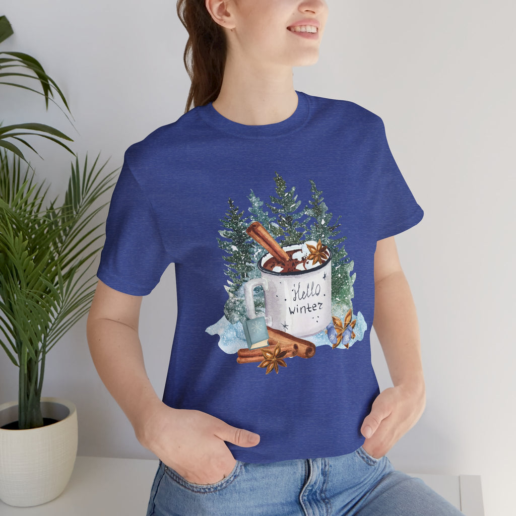 Hello Winter Mug Short Sleeve Tee