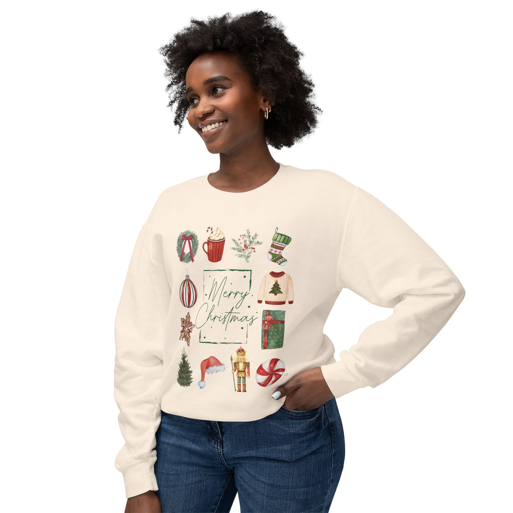 Vintage Merry Christmas - Crewneck Sweatshirt