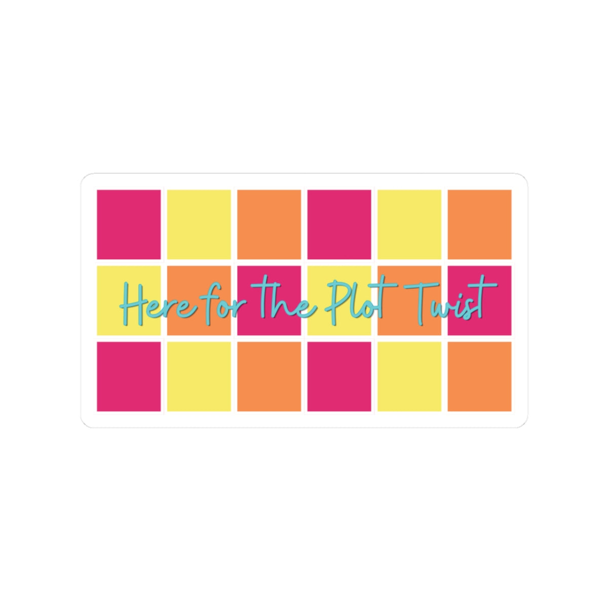 Here for the Plot Twist - Bookish Villa Inspired Vinyl Sticker