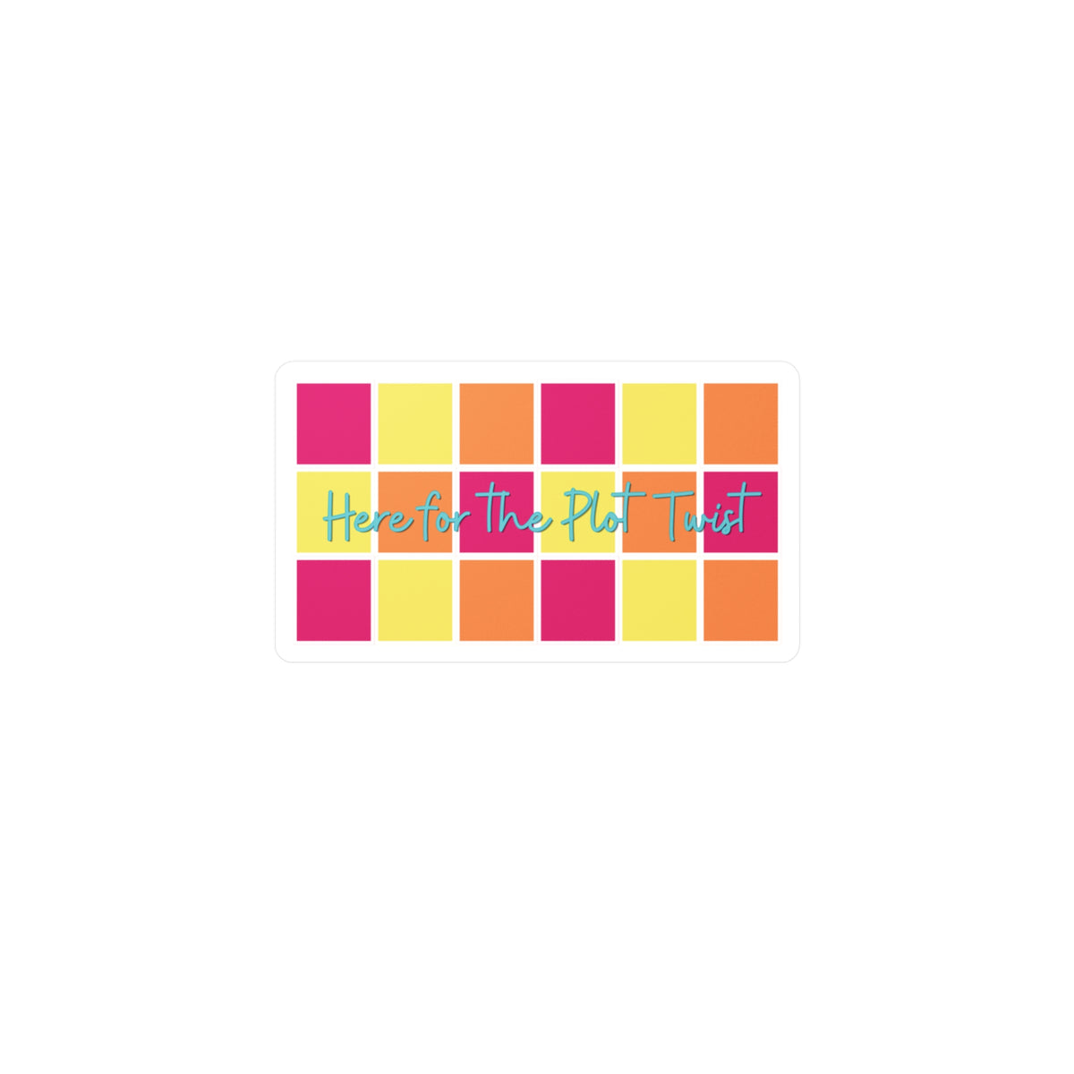 Here for the Plot Twist - Bookish Villa Inspired Kiss-Cut Vinyl Decal