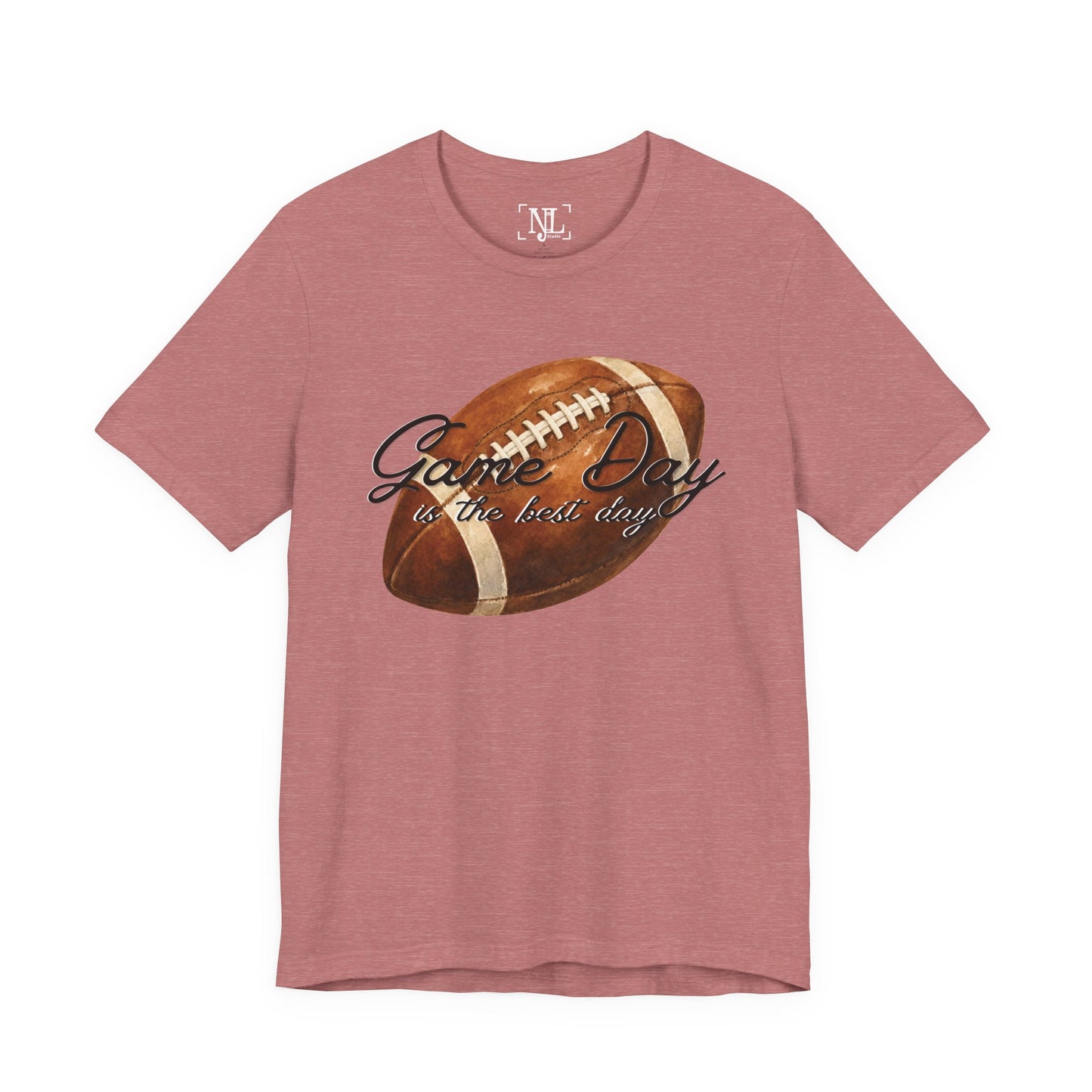 Game Day Football Tee — "Game Day is the best day" Vintage Football Shirt