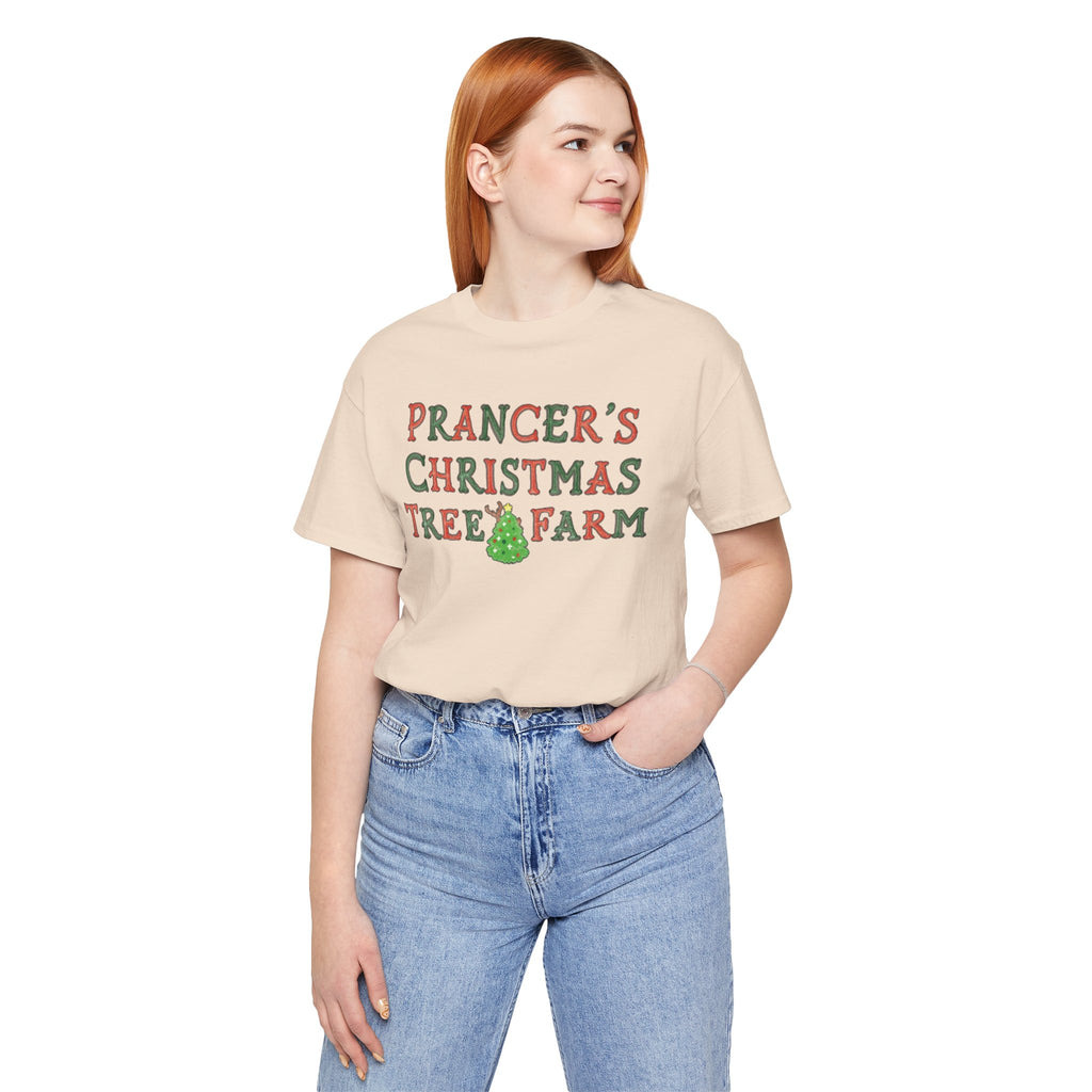 Prancer's Christmas Tree Farm Tee