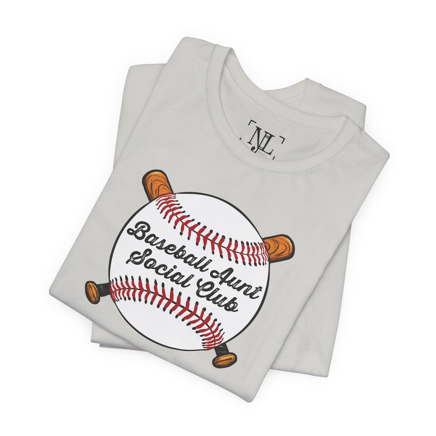 Baseball Aunt Social Club Tee — Women’s Baseball T-Shirt