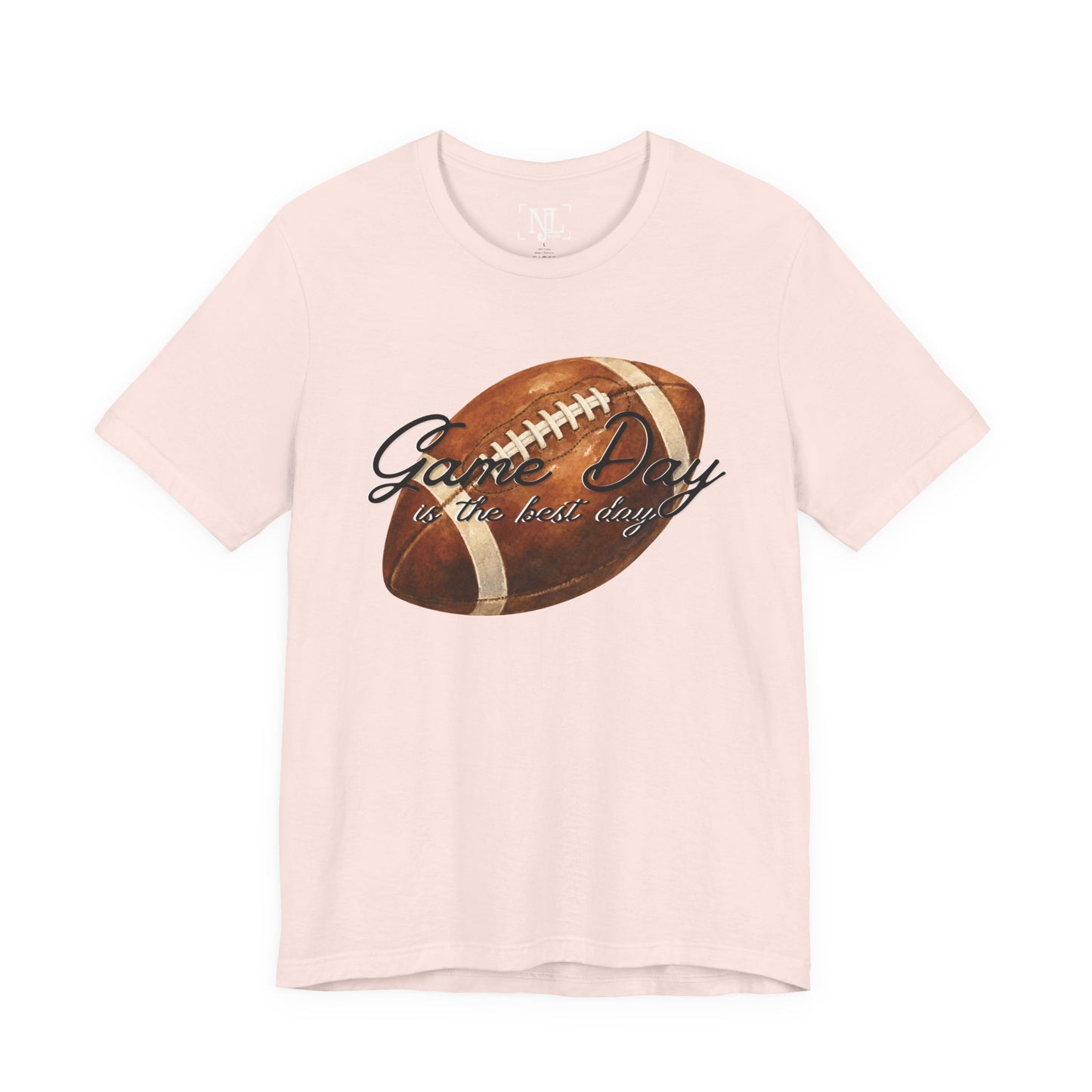 Game Day Football Tee — "Game Day is the best day" Vintage Football Shirt