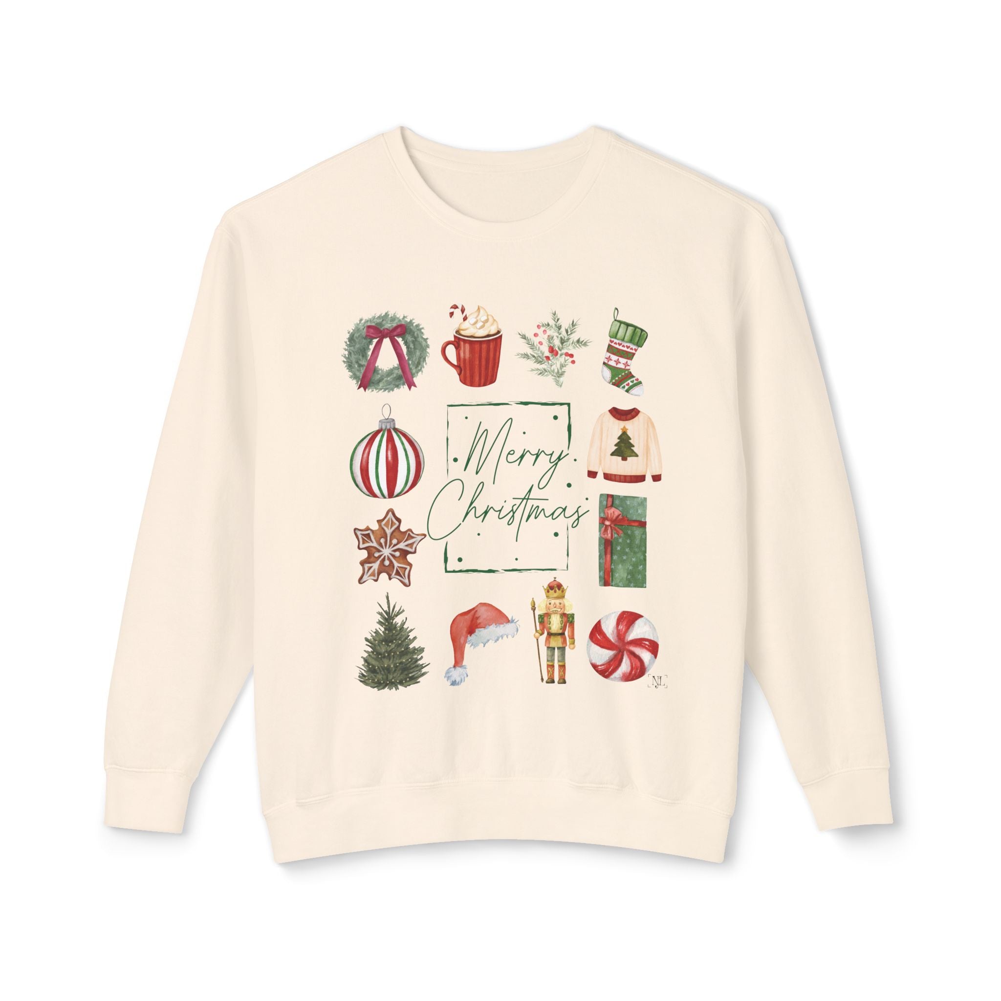 Vintage Merry Christmas - Crewneck Sweatshirt
