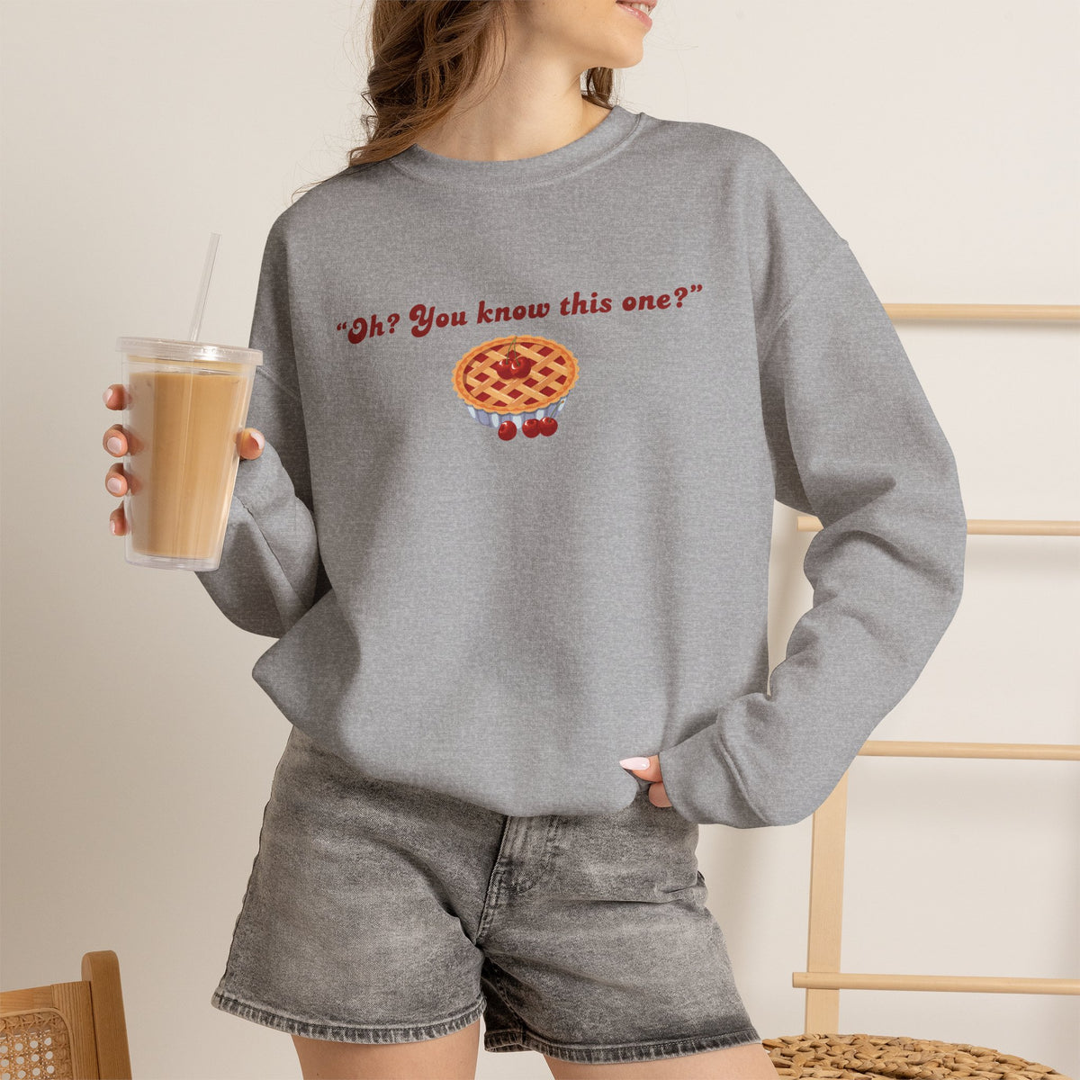 Oh? You know this one? Cherry Pie - Hockey Romance Inspired Sweatshirt