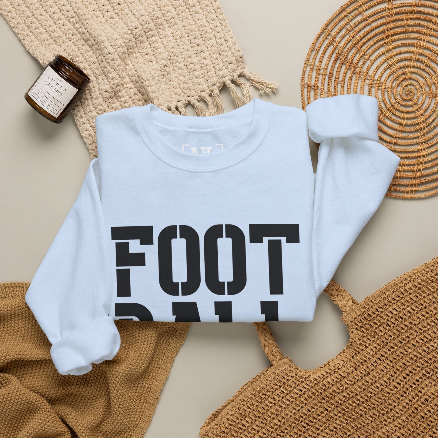 Football Mom Crewneck Sweatshirt