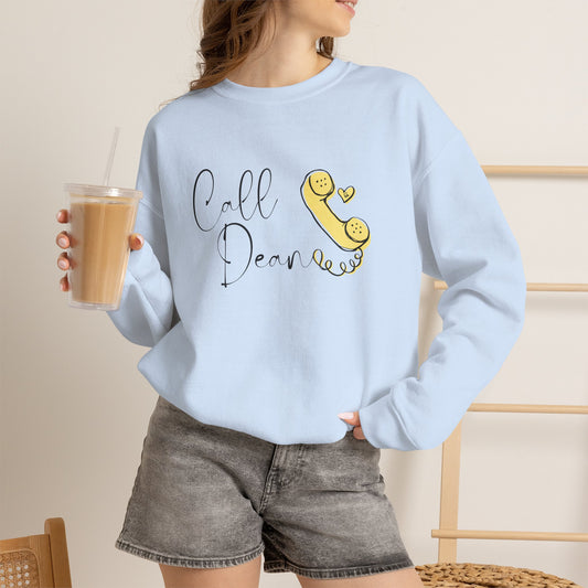 Call Dean - Hockey Romance Inspired Sweatshirt