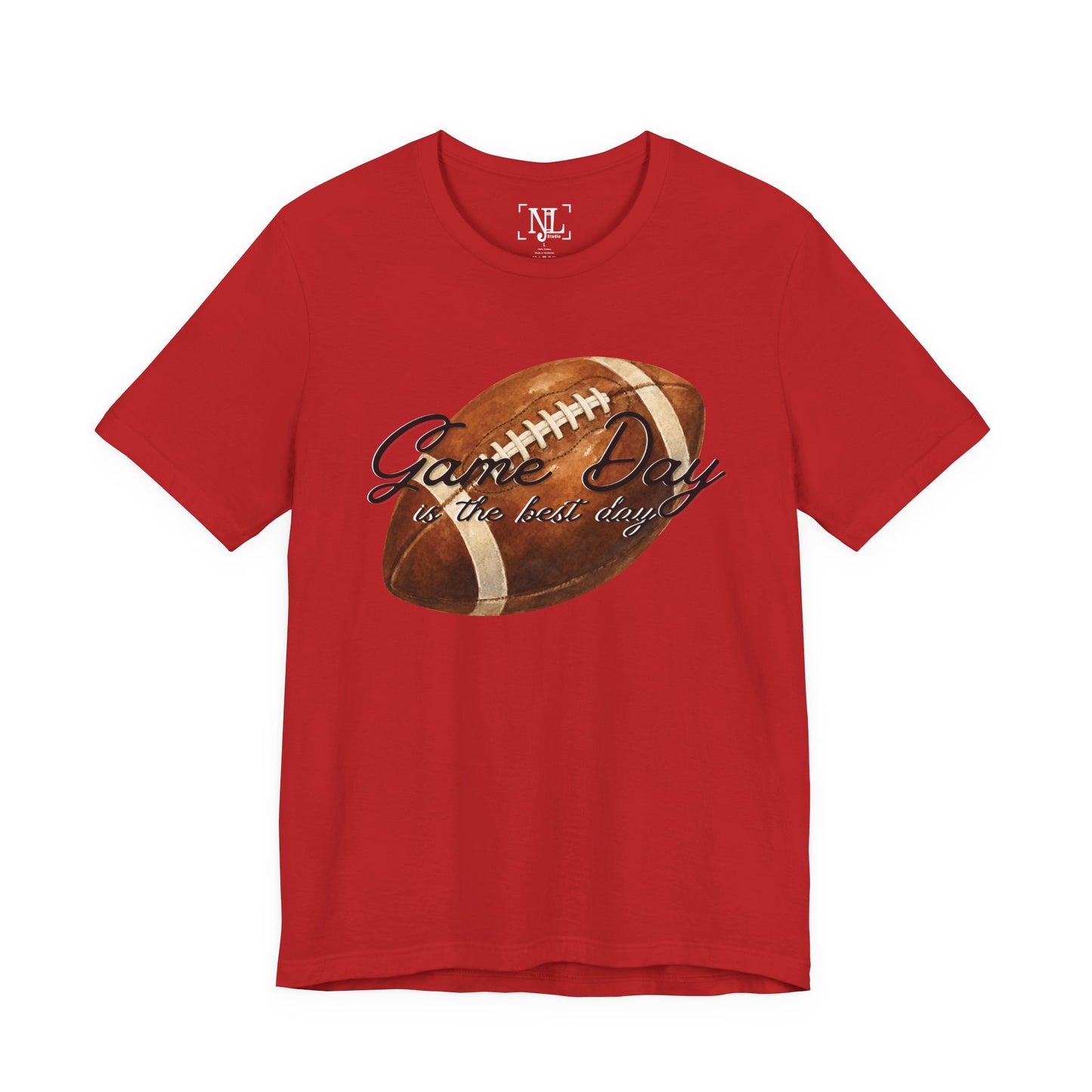 Game Day Football Tee — "Game Day is the best day" Vintage Football Shirt