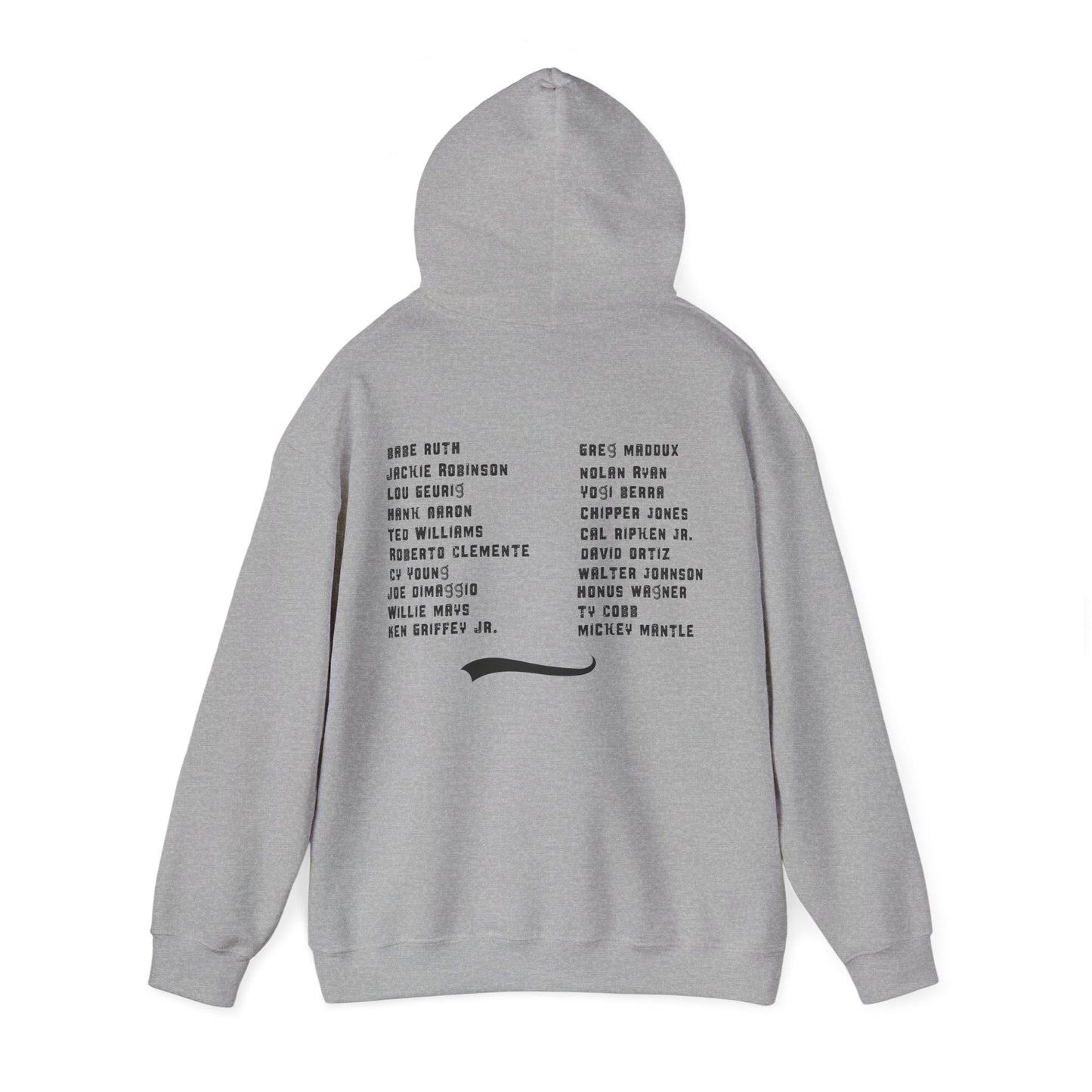 Baseball Tribute Hoodie — "Heroes Get Remembered, Legends Never Die" Hoodie