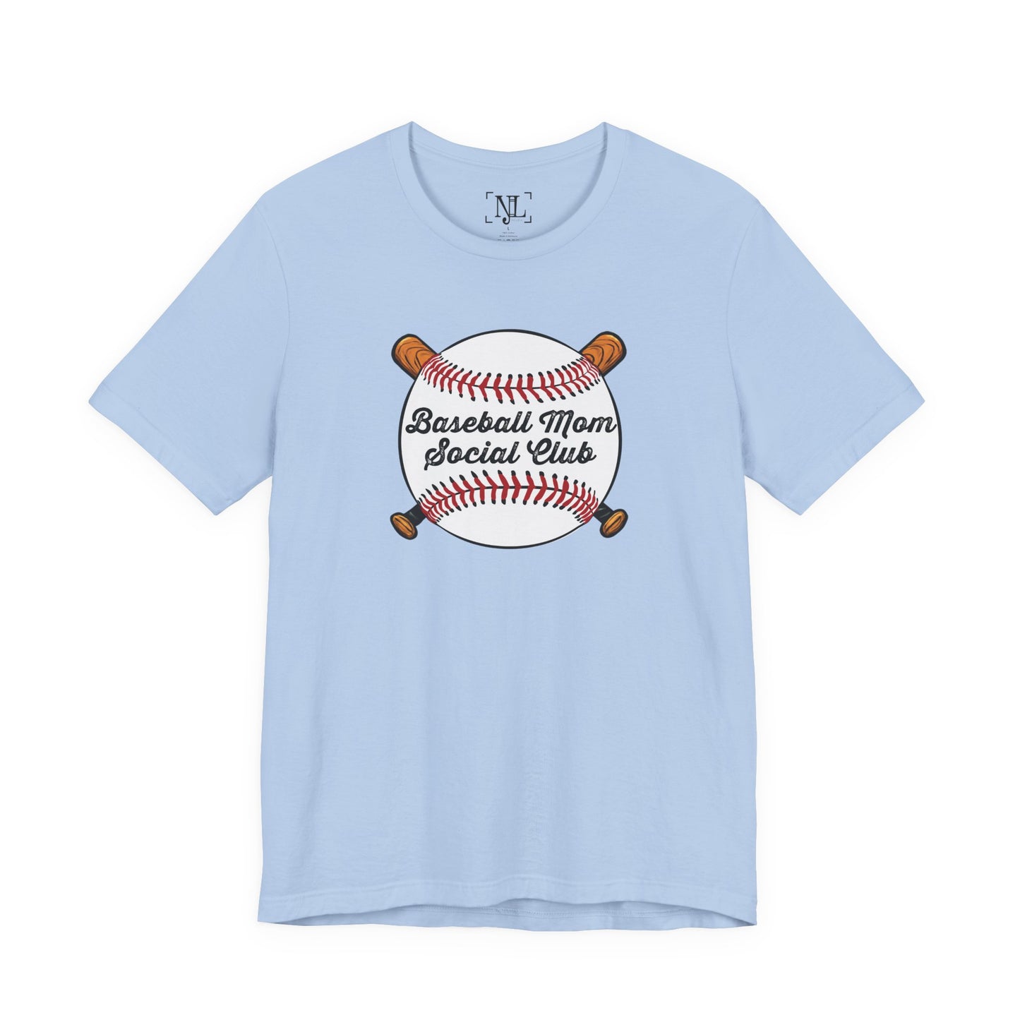 Baseball Mom Social Club Tee — Women’s Baseball Mom T-Shirt