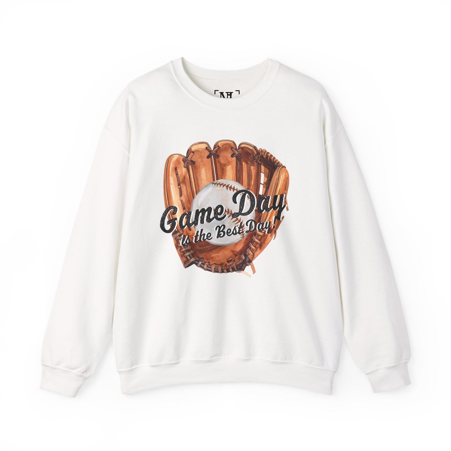 Game Day Baseball Sweatshirt — "Game Day is the Best Day" Crewneck