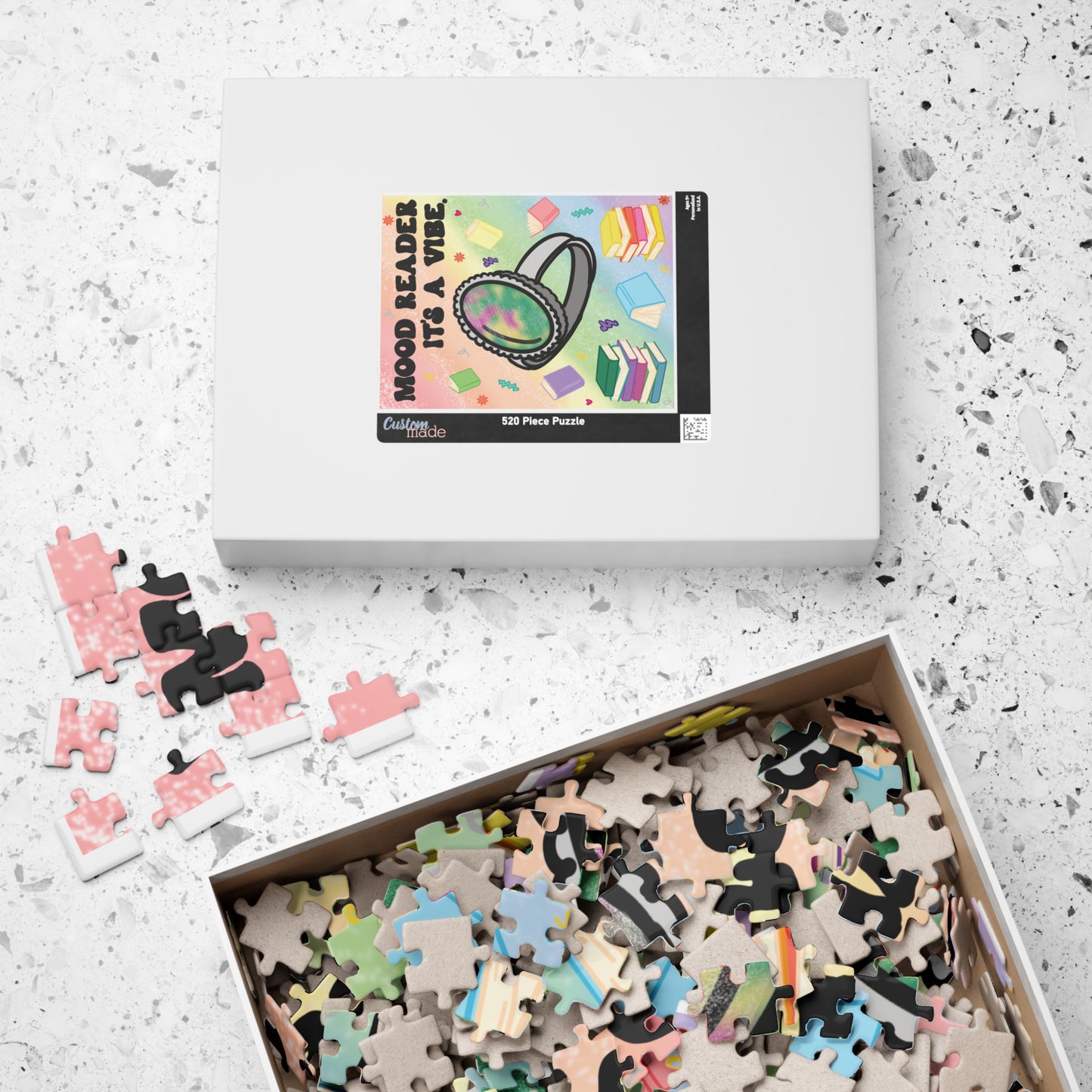 Mood Reader It's a Vibe - Bookish Jigsaw Puzzle (without Genres)