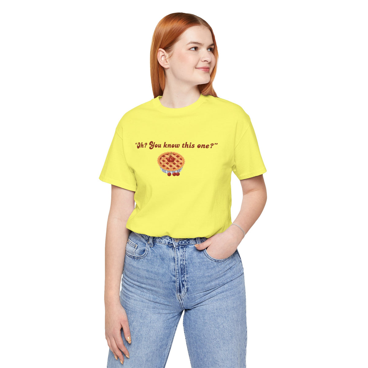 "Oh? You know this one?" Cherry Pie - Hockey Romance Inspired Tee