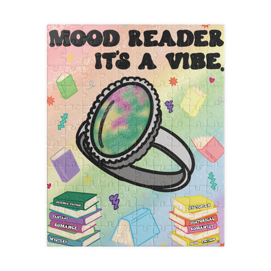 Mood Reader It's a Vibe - Bookish Jigsaw Puzzle (with Genres)
